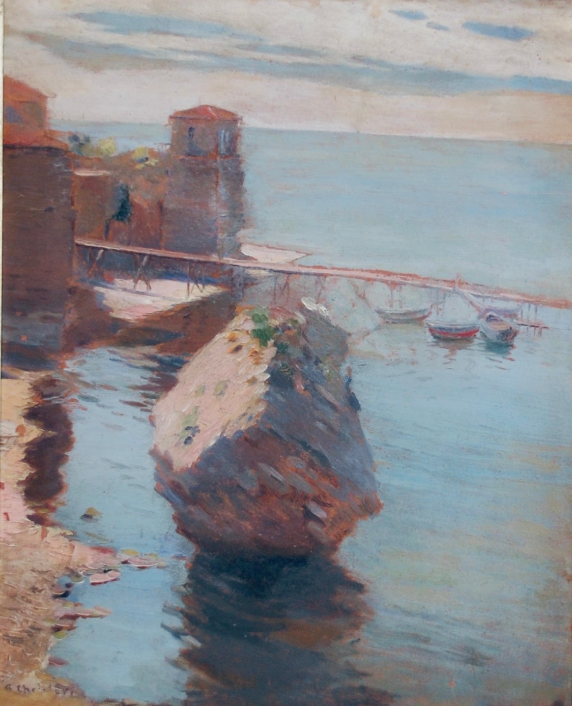 Георги Христов Рубев-"Старият кей в Несебър”