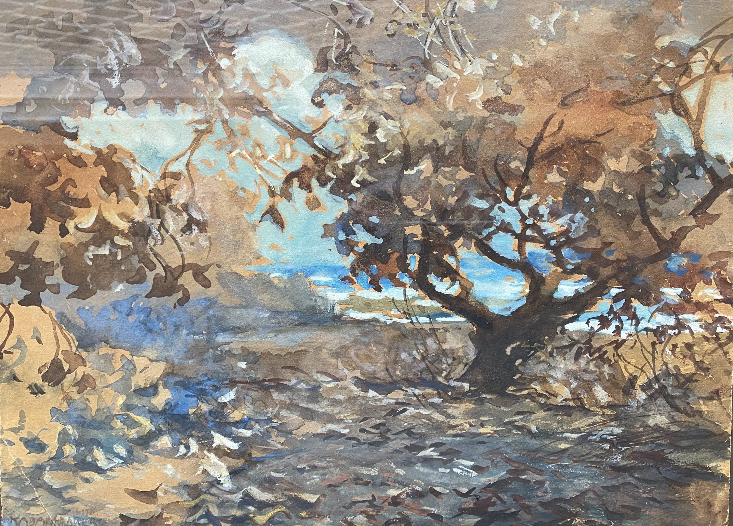 Христо Каварналиев - “Пейзаж с дърво”