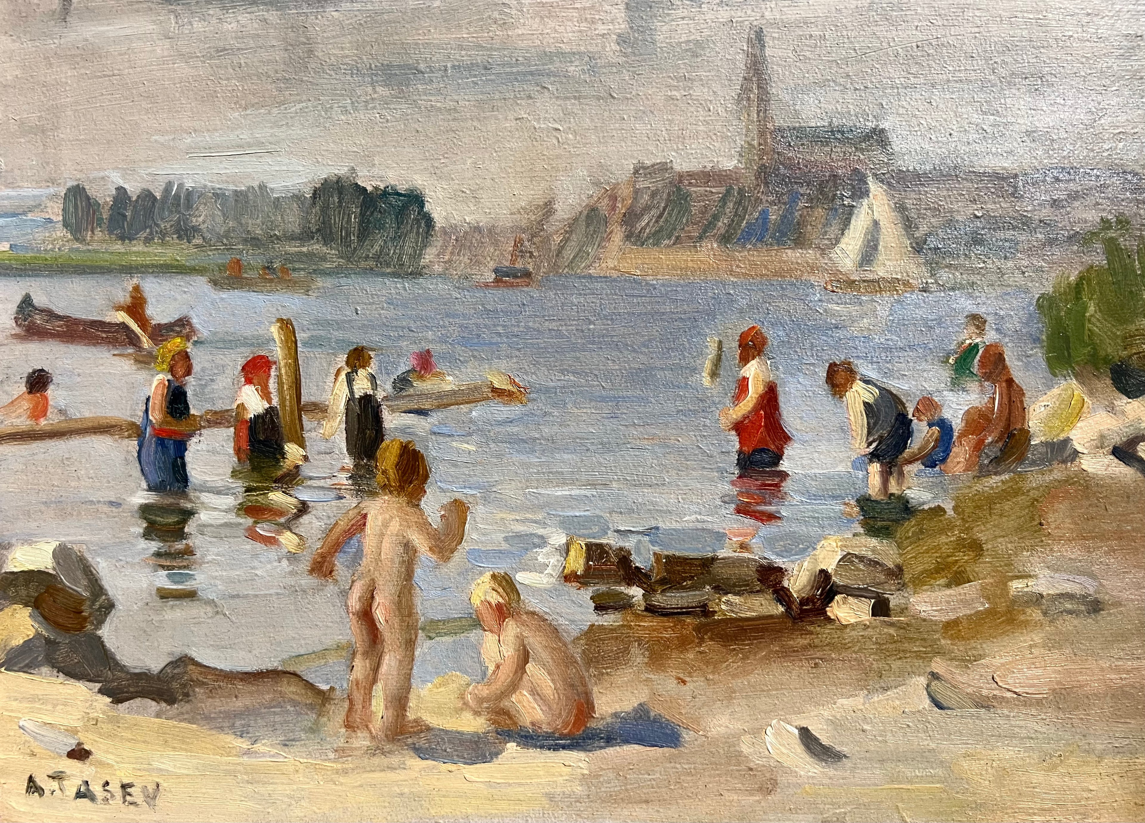 Атанас Тасев - “Плаж край Валтава”