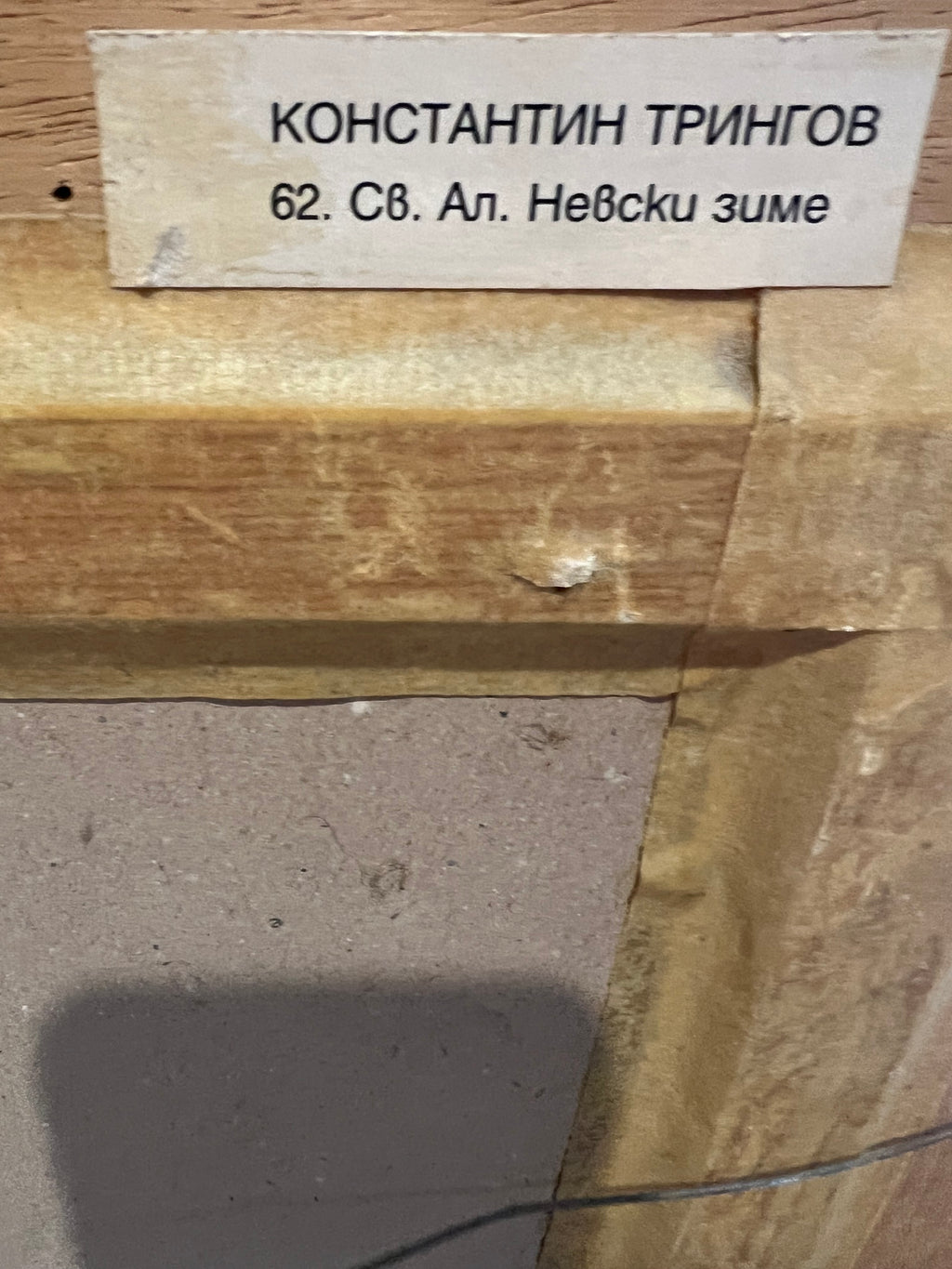 Константин Трингов -"Св.Александър Невски зиме"