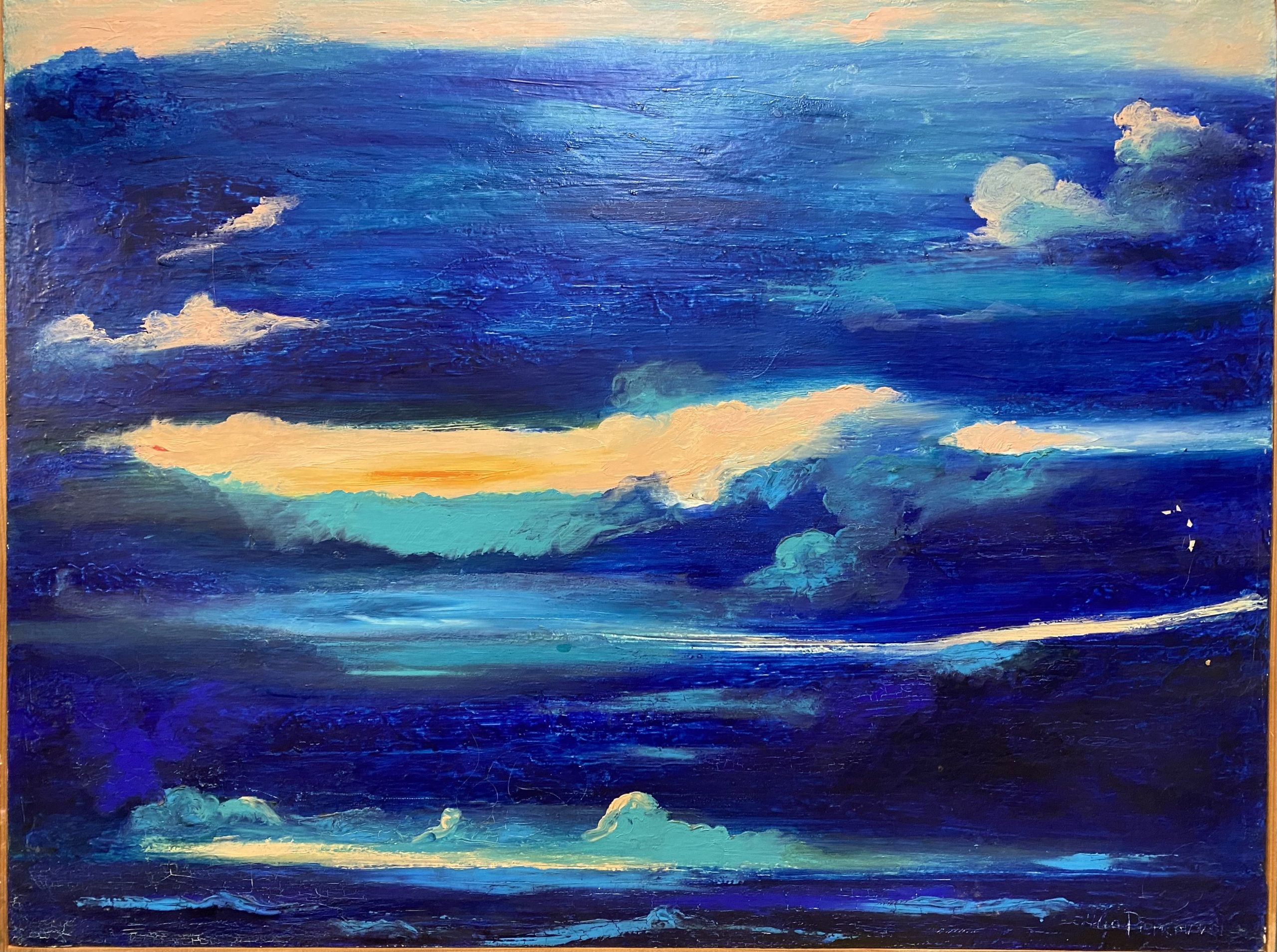 Илия Пейков - “Пейзаж в синьо”