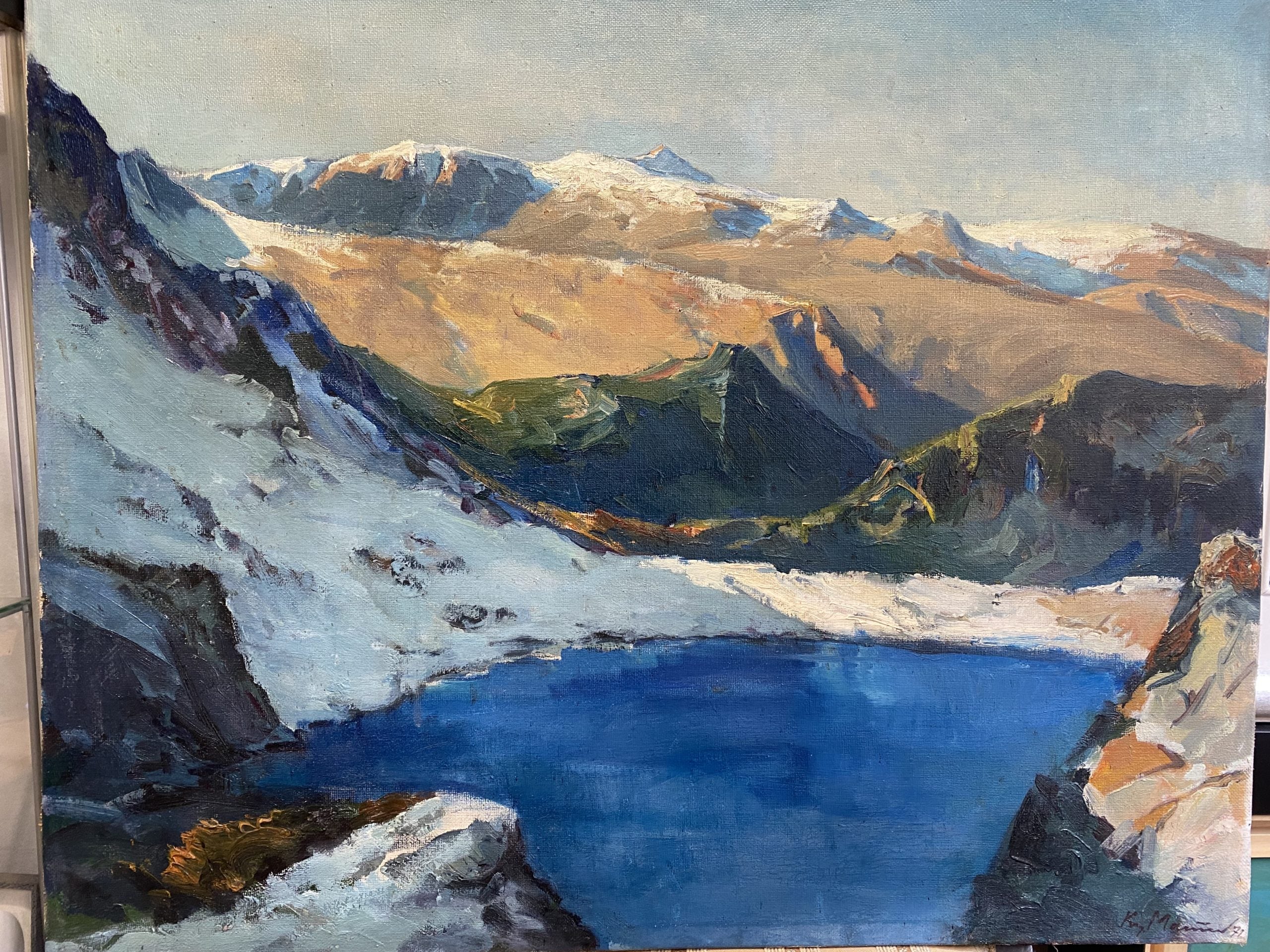 Кирил Матеев – “Рилски пейзаж”